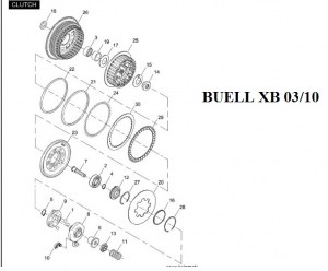 embrayage buell 03-10